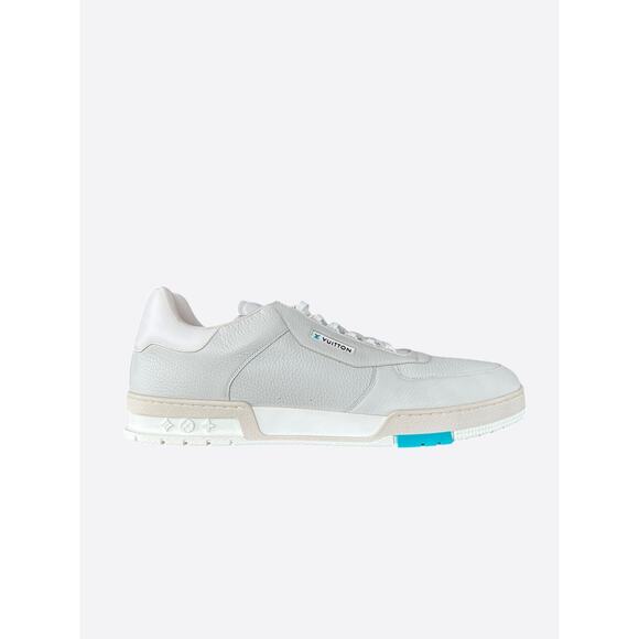 Louis Vuitton Grey & Blue Trainers - Picture 1 of 7